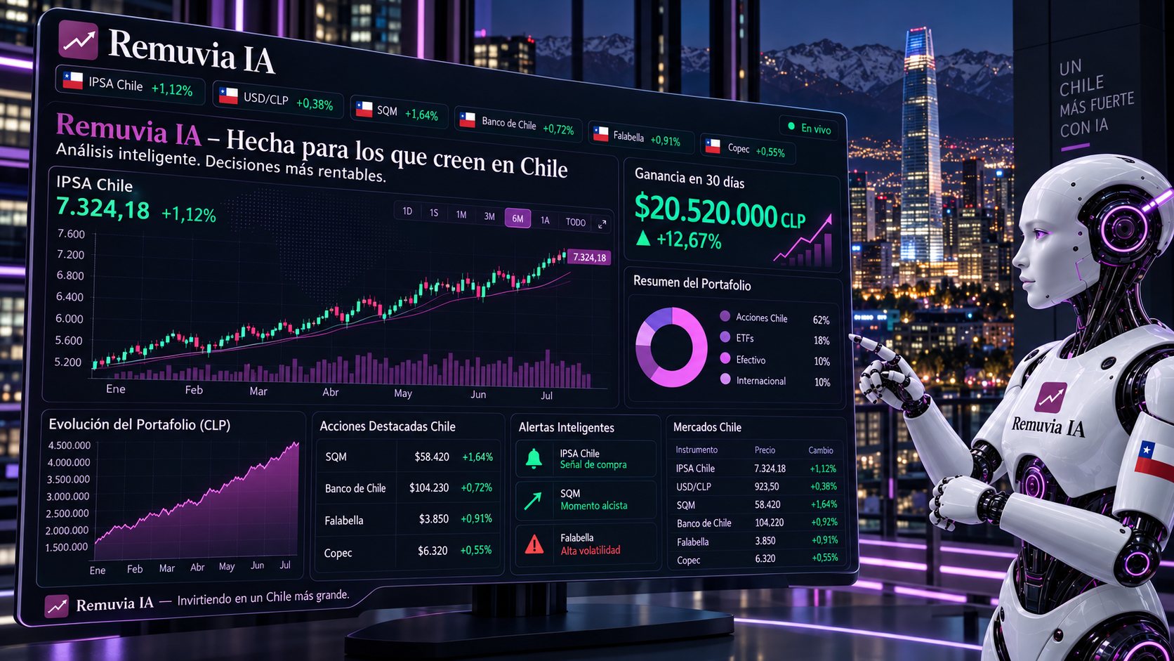 Plataforma de IA Remuvia IA